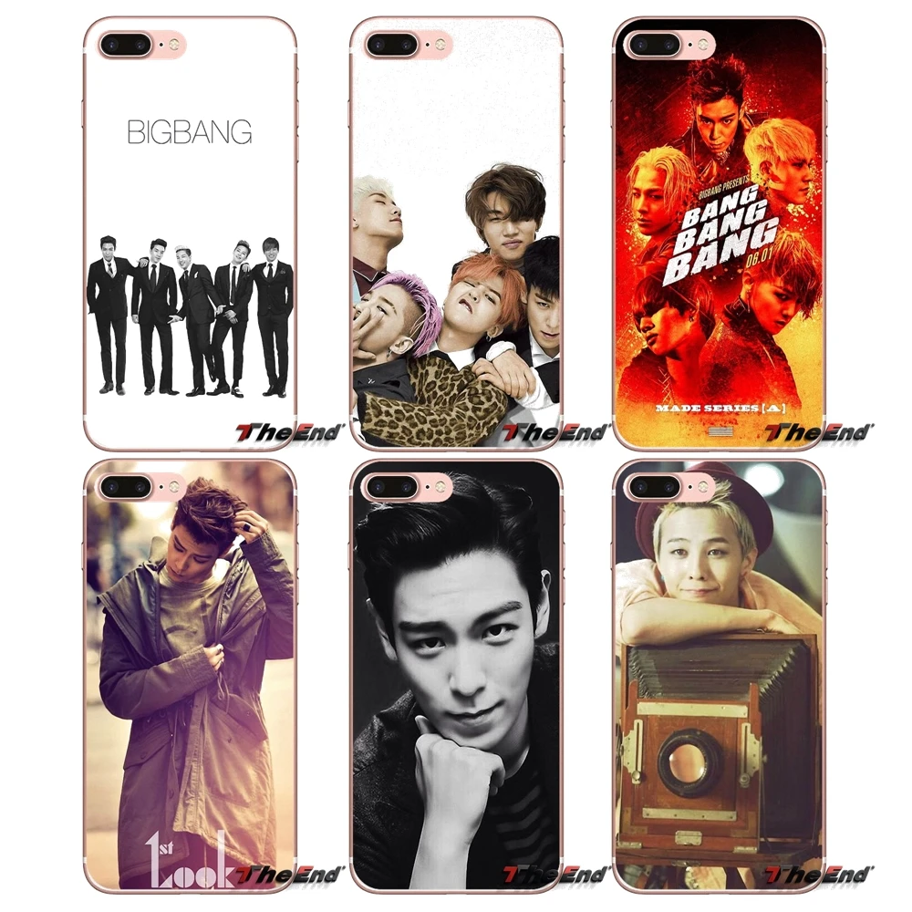 Дизайнерский чехол для iPhone X 4 4S 5 5S 5C SE 6 6S 7 8 Plus Samsung Galaxy J1 J3 J5 J7 A3 A5 2016 2017G Dragon SeungRi DaeSung