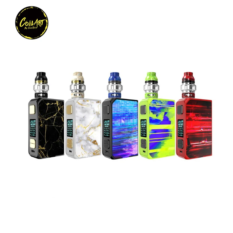 Электронные сигареты Coilart Lux 200 комплект с двумя батарейками TC коробка мод Vape