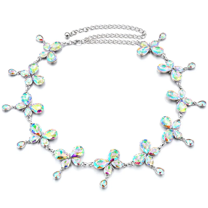 Пояс для индийских танцев украшенный бабочкой и стразами костюм танца живота