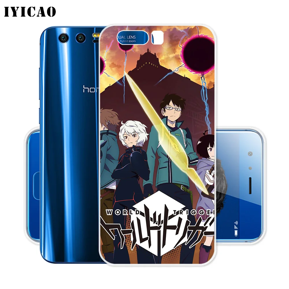 IYICAO World Trigger мультяшный Мягкий силиконовый чехол для Huawei Y9 Y7 Y6 Prime 2018 Honor 8C 8X8 9 10 Lite 7X