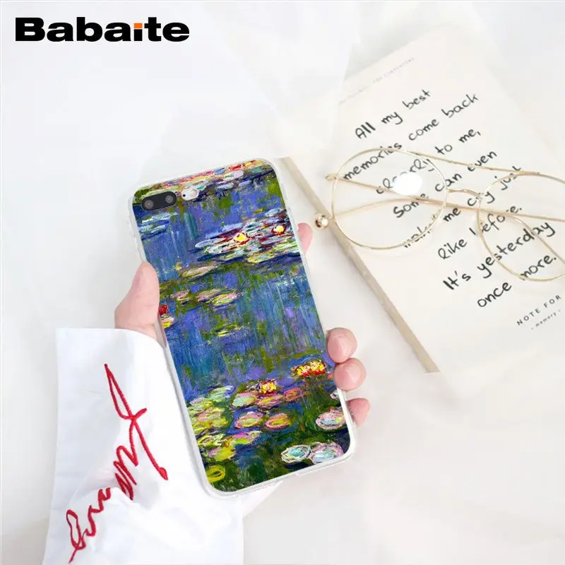 Babaite Клода Мона картина маслом Подсолнух чехол для телефона для iphone 11 Pro 11Pro Max X XS MAX 6 6s 7 7plus 8 8Plus 5 5S SE XR