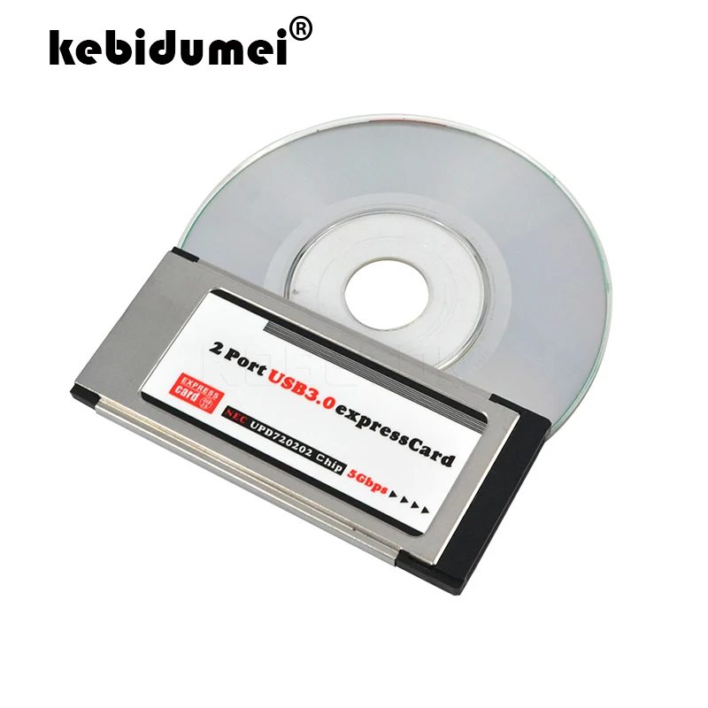 Карта kebidumei 2019 PCI Express Expresscard к USB 3 0 2 порта адаптер 34 мм Card конвертер|Платы