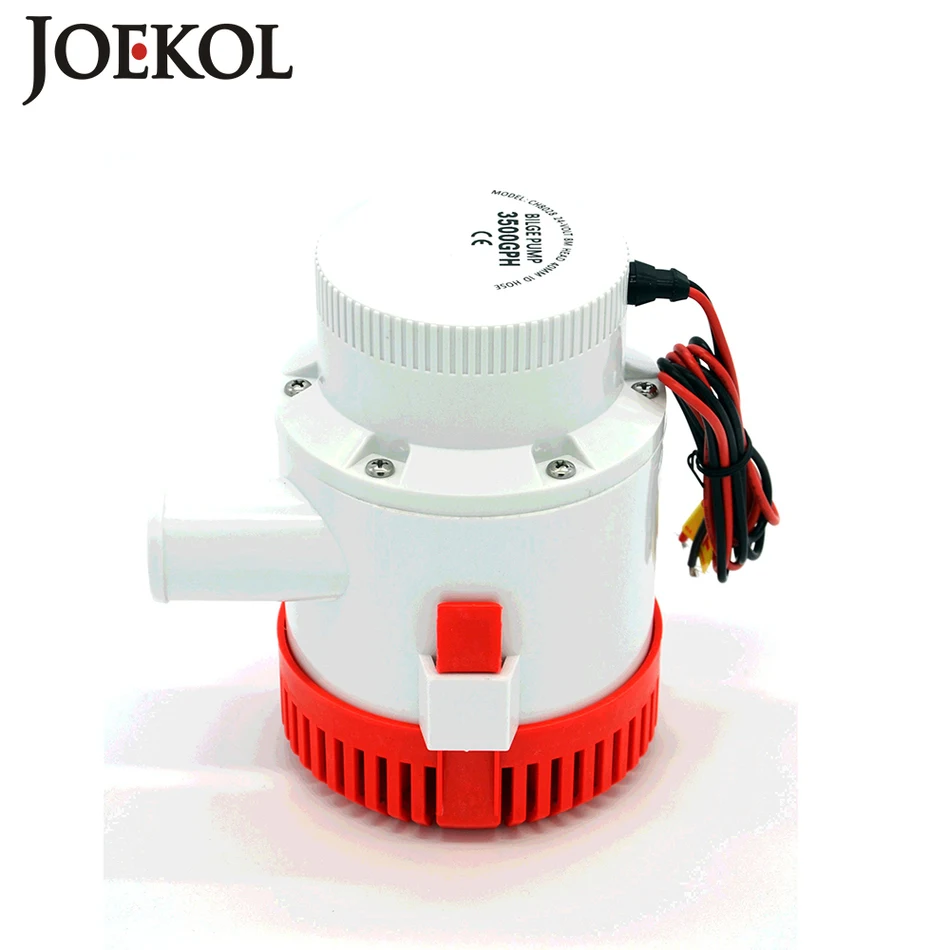 Большой поток dc 12v/24v откачивающий насос 3700GPH Электрический водяной для лодки