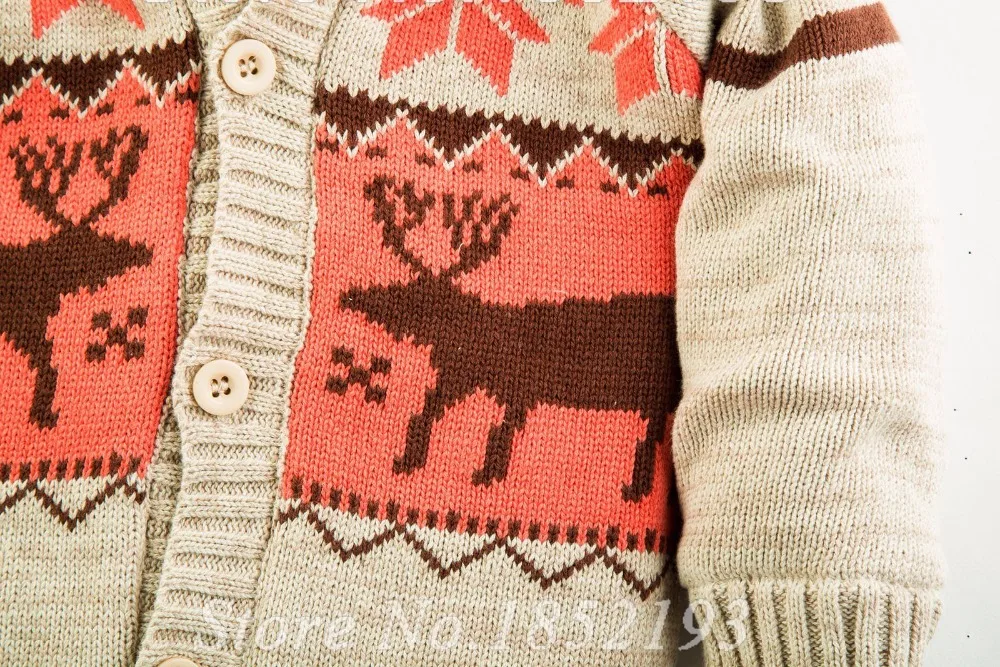 2016 Christmas Elk Baby Winter jumpsuits Newborn brand baby snowsuit warming thicken coral velvet Woolen sweater rompers Outwear | Детская