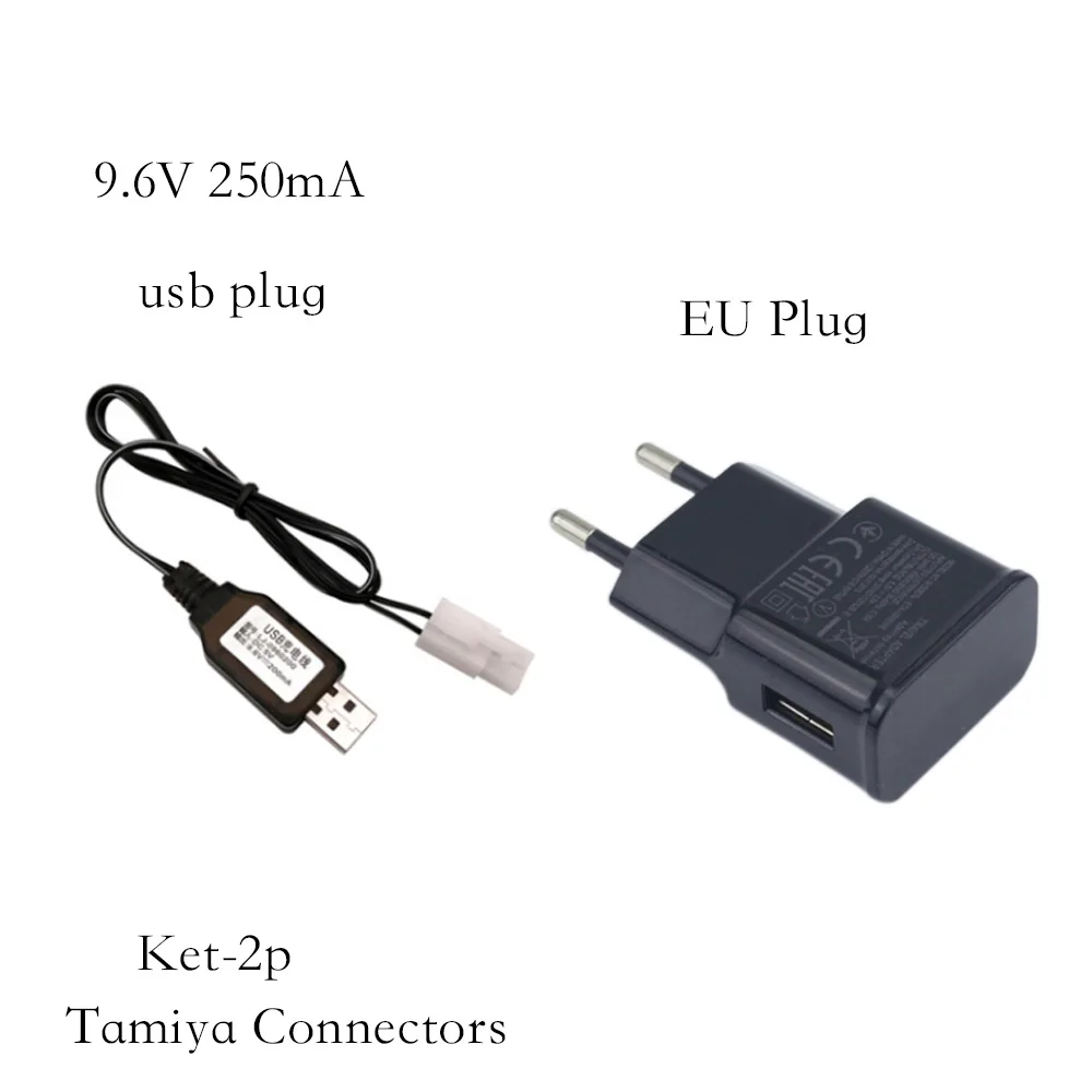 9 6 в 250 мАч разъемы Tamiya USB зарядное устройство для NiCd NiMH аккумуляторного блока