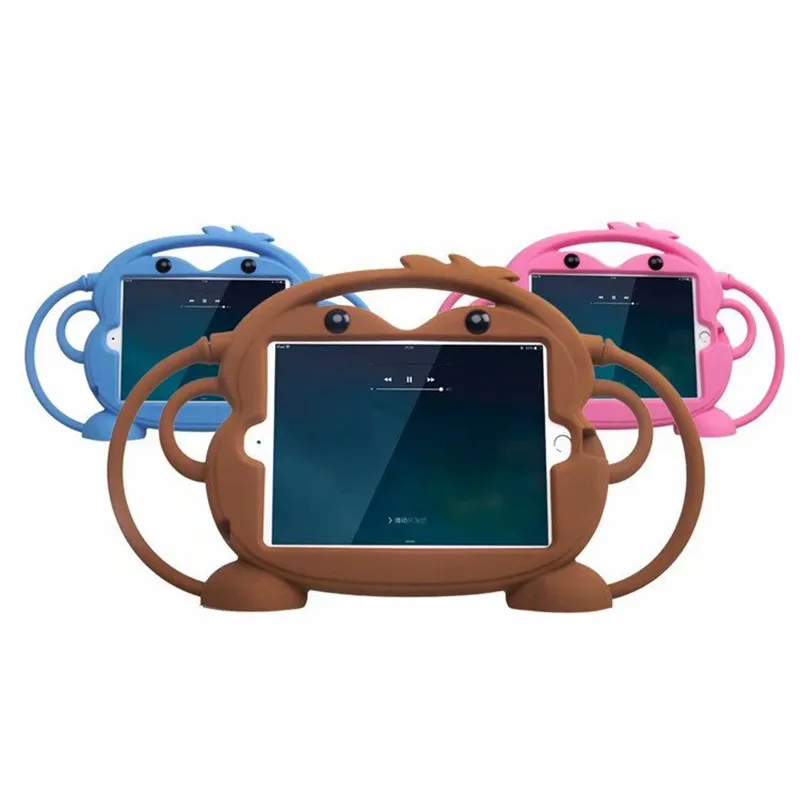 Силиконовый чехол с рисунком обезьяны для ipad mini, mini2, mini3, mini4, 7,9 дюйма, защита задней крышки, чехол для планшета
