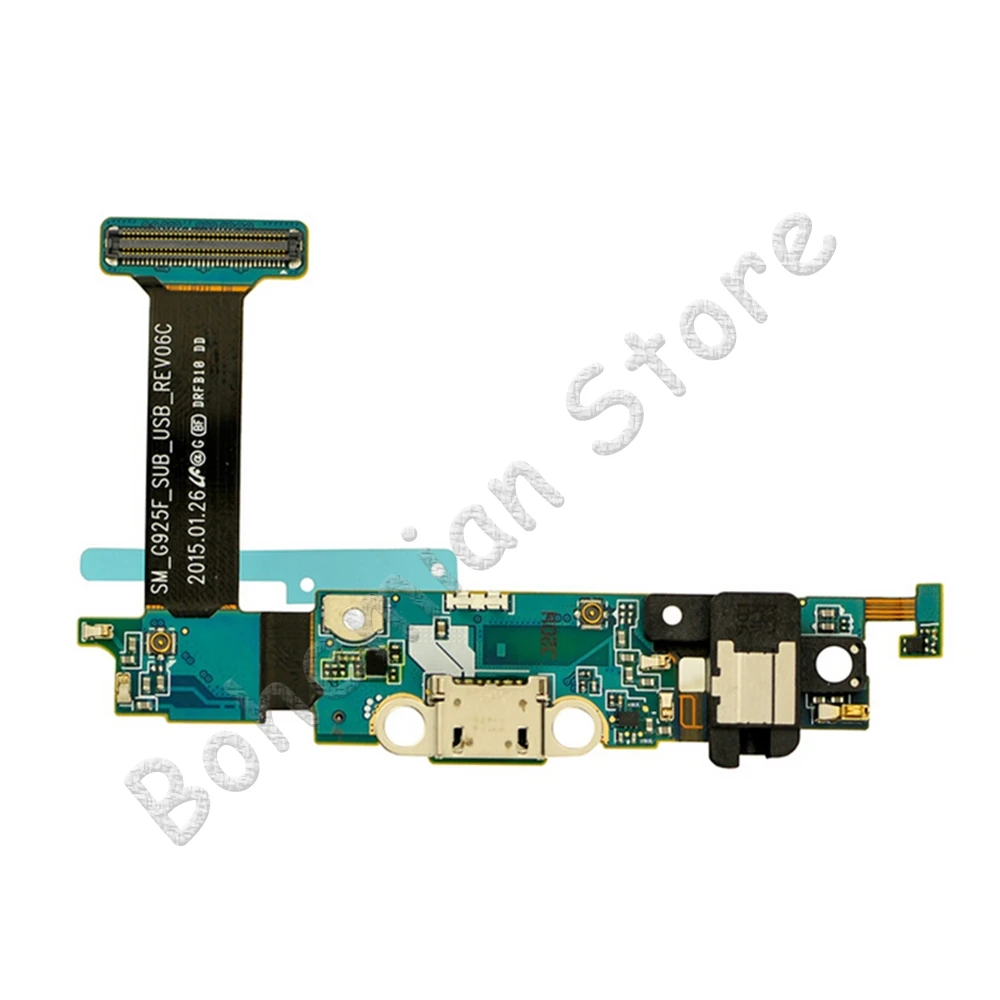 Usb порт для зарядки док станции ленточный гибкий кабель Samsung Galaxy S6 Edge G9250 G925A G925F G925L