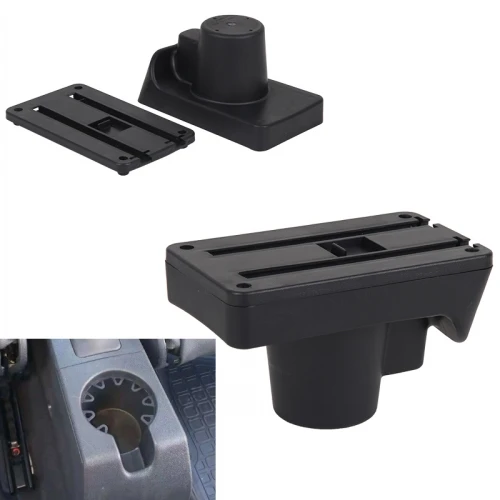 Armrest base Для Opel Astra подлокотник коробка Opel Astra H Универсальный Автомобильный центральный подлокотник коробка для хранения держатель стакана, пепельница аксессуары для модификации - Название цвета: Armrest base