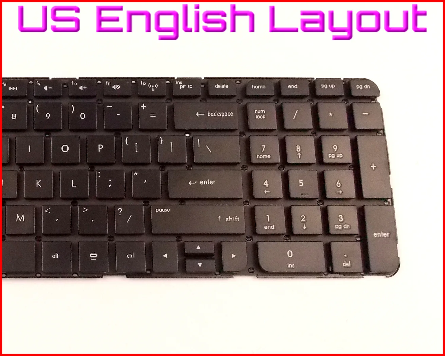 Новая английская версия клавиатуры для ноутбука HP Pavilion DV6-7200 B4T93UA DV6-7043CL (CTO) без