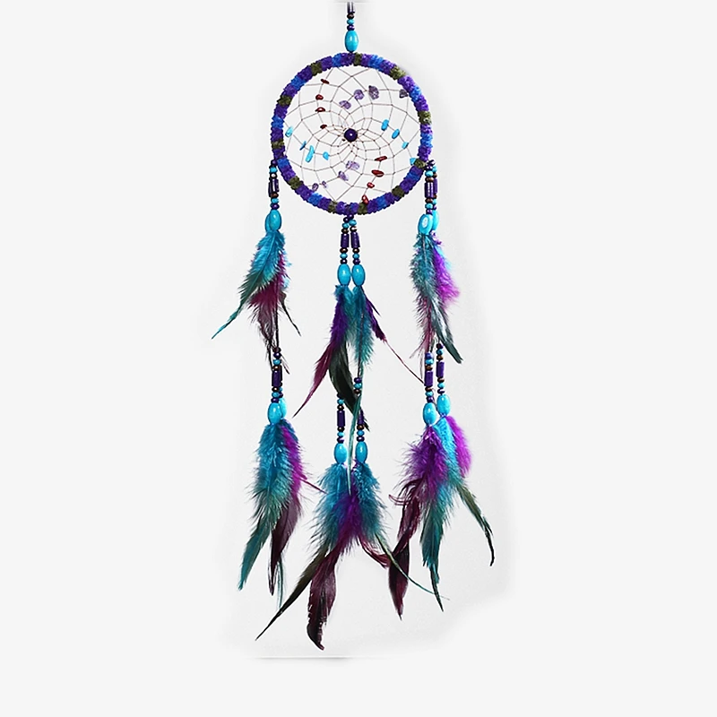 

Colorful Dreamcatcher Charm Room Decor Dream Catcher Hoops Indian Style Kids Room Hanging Decoration Wall Garden Ornaments Outdo