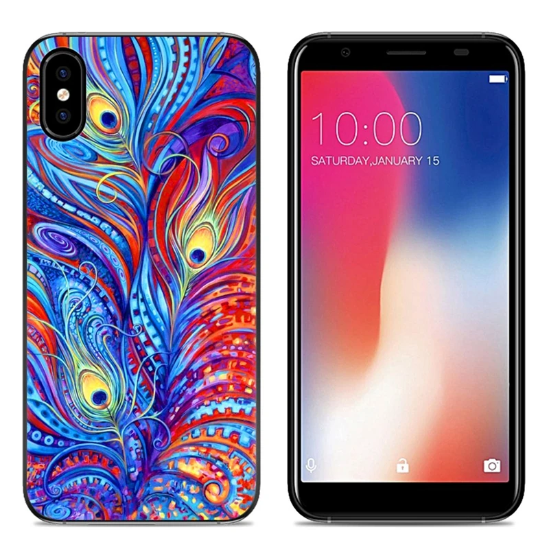 Phone Case For Doogee X55 5.5-inch Fashion Design Art Painted TPU Soft Cute Cover Unicorn Shell |