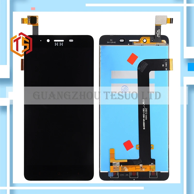 Guarantee 100% HH for xiaomi Redmi Note 2 LCD Display Touch Screen Digitizer Assembly Free shipping FOR hongmi note lcd | Мобильные
