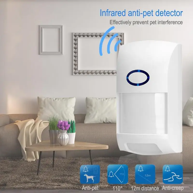 

CT70 Outdoor Waterproof Wireless PIR sensor Infrared Motion Detector 433Mhz pet Immune Anti-Pet for Home Security Alarm System