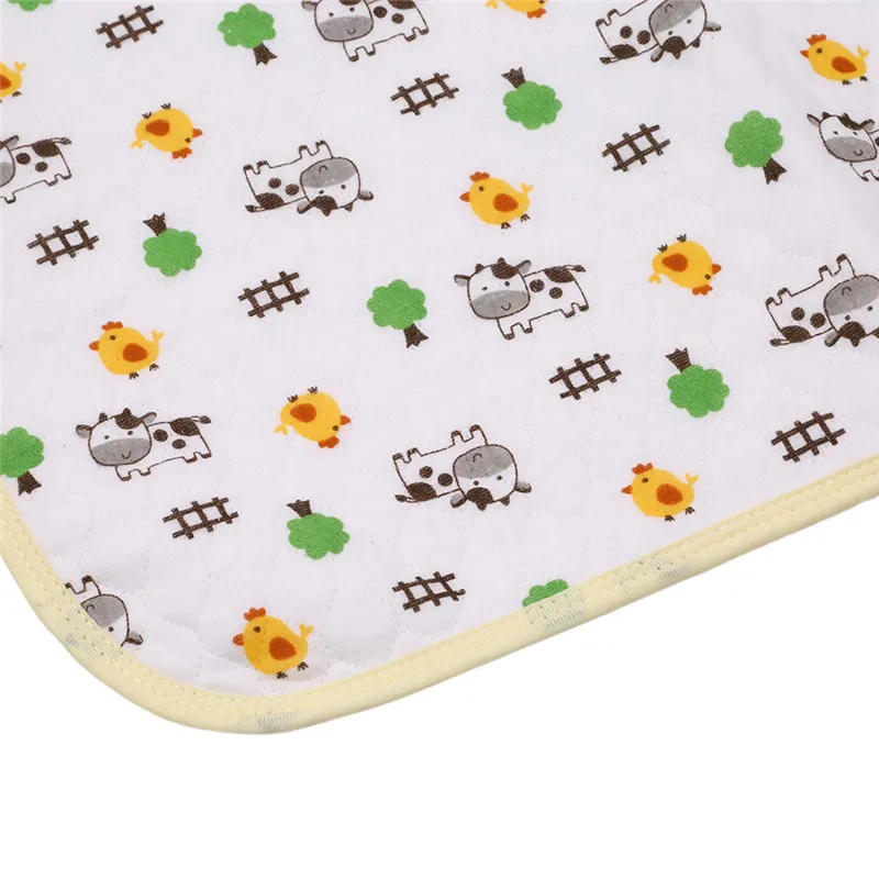 Детские многоразовые подгузники с принтом из мультфильма Newbown хлопковые матрас