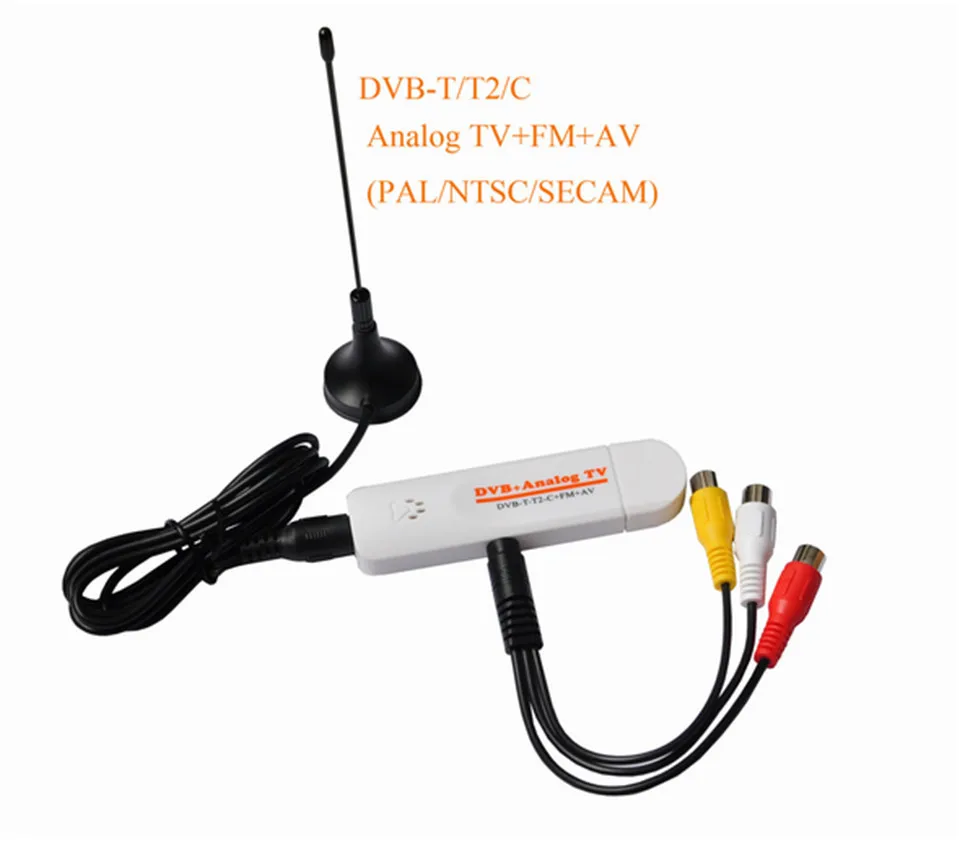 Цифровой спутниковый DVB t2 USB ТВ тюнер с антенной дистанционного HD приемник