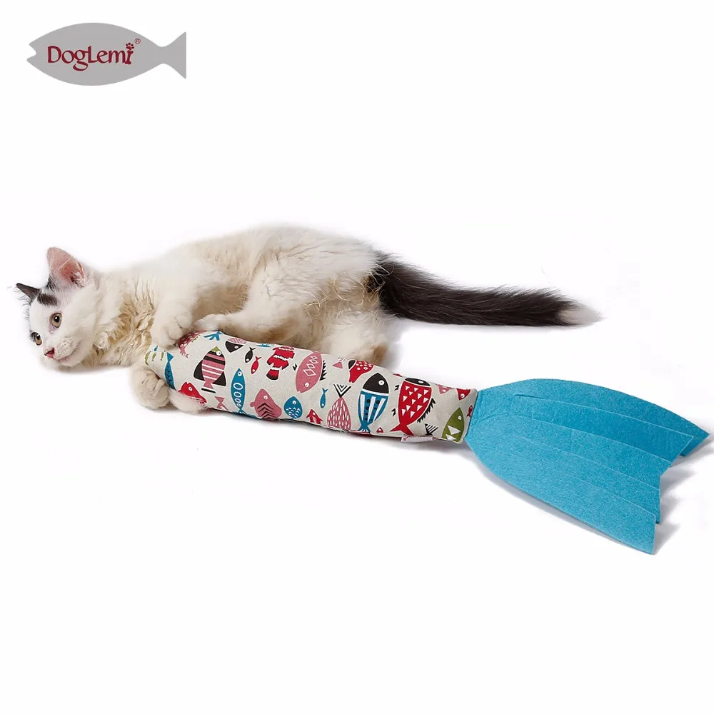 Hot Sale Interactive Cat Cushion Toy Catnip Teeth Grinding Fish Toys With Noise Paper |
