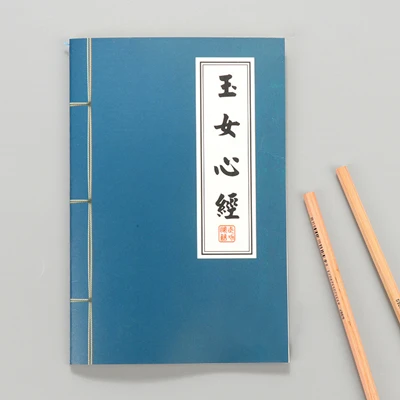 yu nv xin jing 1 шт., винтажная бумага, 60 листов, традиционные китайские боевые искусства, тайна кунг-фу, записные книжки, дневник формата А5, блокнот, школьные принадлежности - Цвет: yu nv xin jing