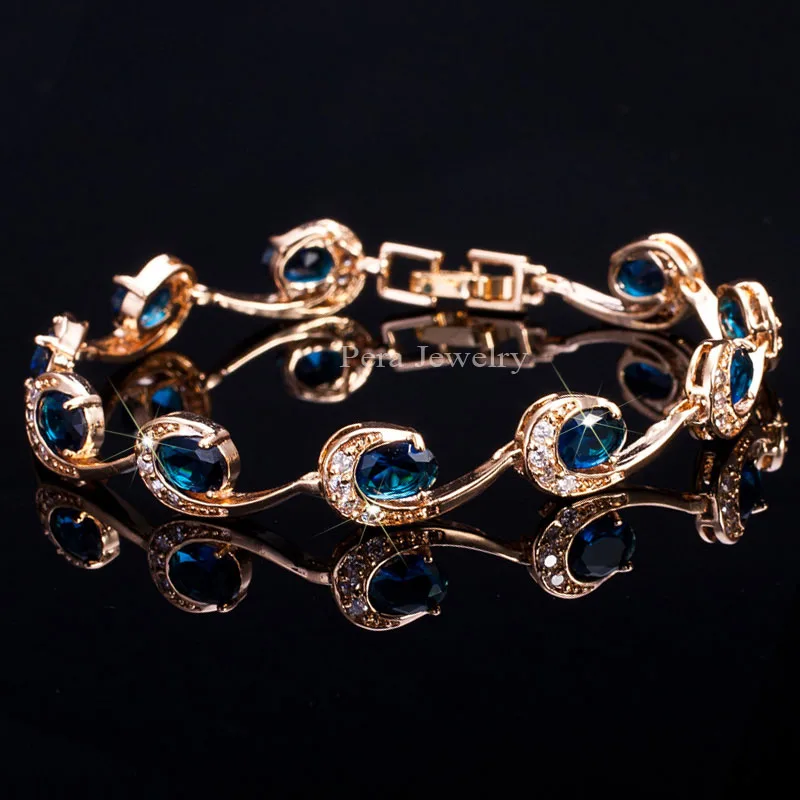 Женский браслет с фианитом в форме Луны 7 цветов|bracelets for|stone braceletbracelets for women |