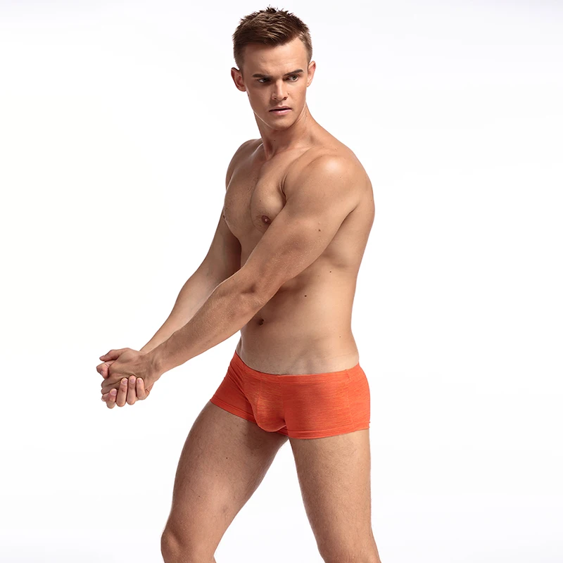 Боксеры мужские с карманом пикантное нижнее белье хлопковые дышащие мягкие