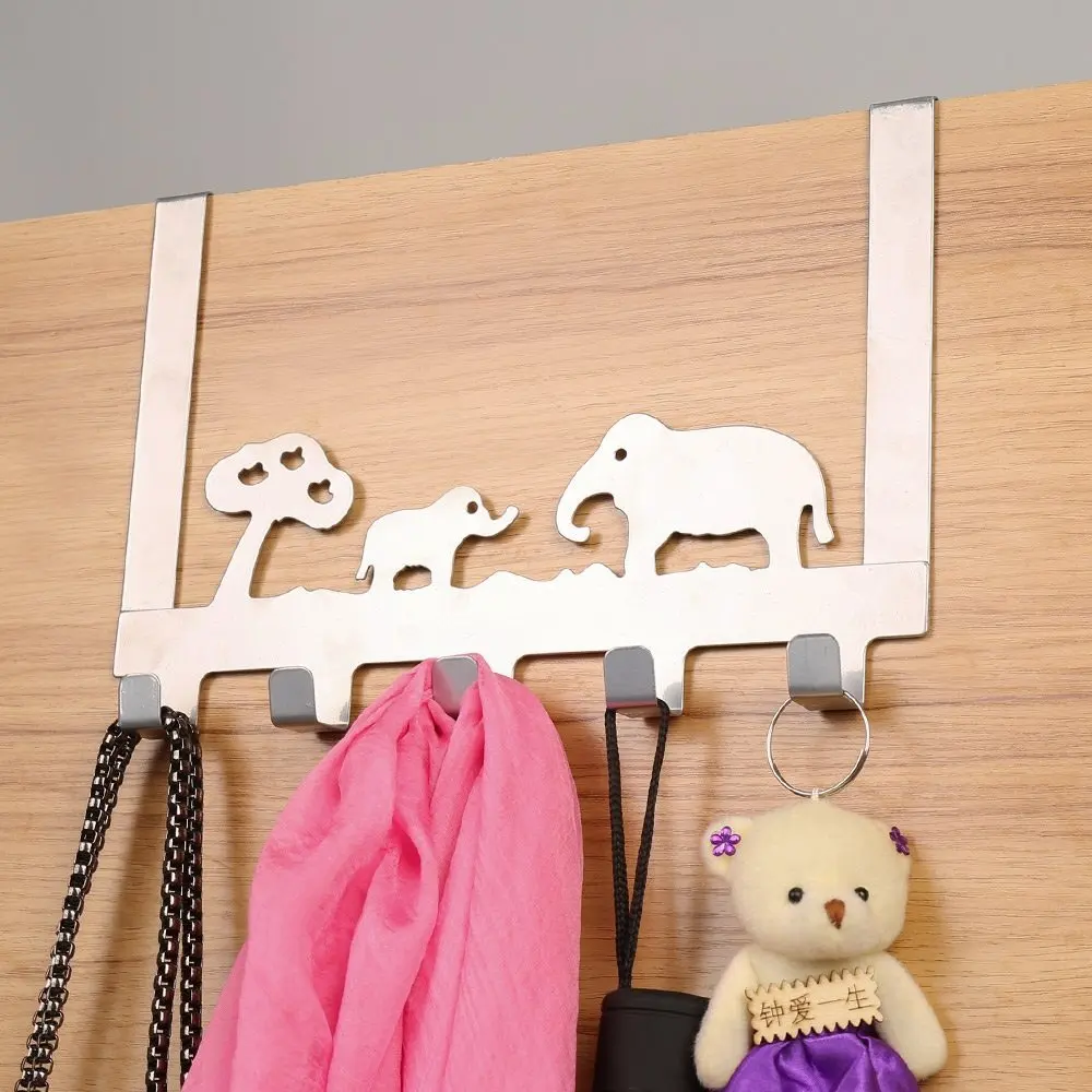 5 крючков подвесная стойка для двери в ванную комнату кухонный подвесной