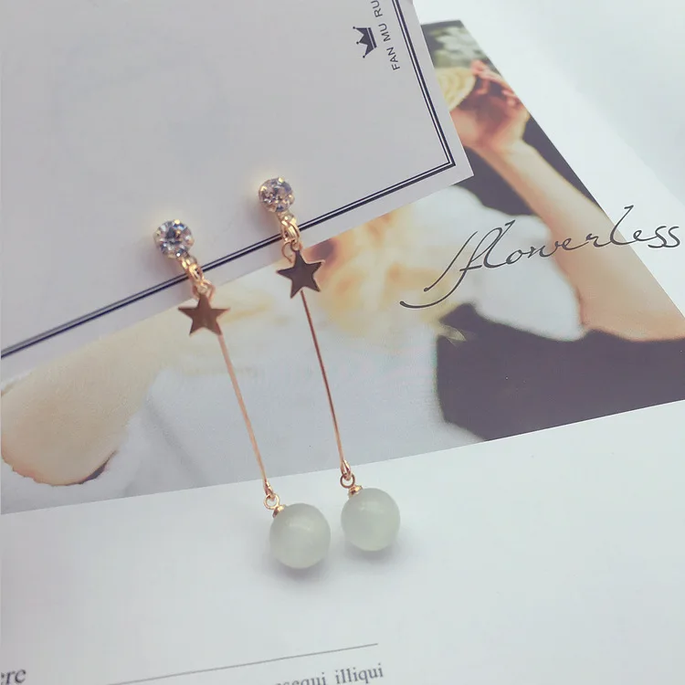 Серьги гвоздики в Корейском стиле без пирсинга серьги отверстия для ушей