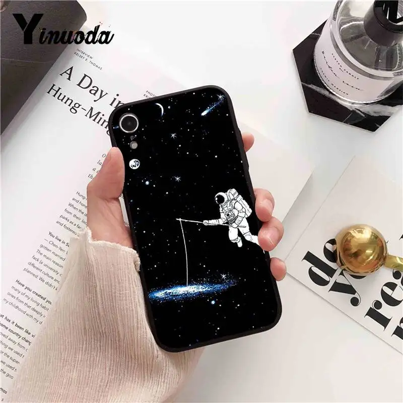 Yinuoda и белая луна креативный силиконовый чехол для телефона iPhone 8 7 6 6S 6Plus X XS MAX 5 5S SE