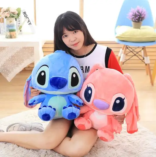 Бесплатная доставка 30/35 см милый мультфильм финансируемый Лило и Стич Плюшевые
