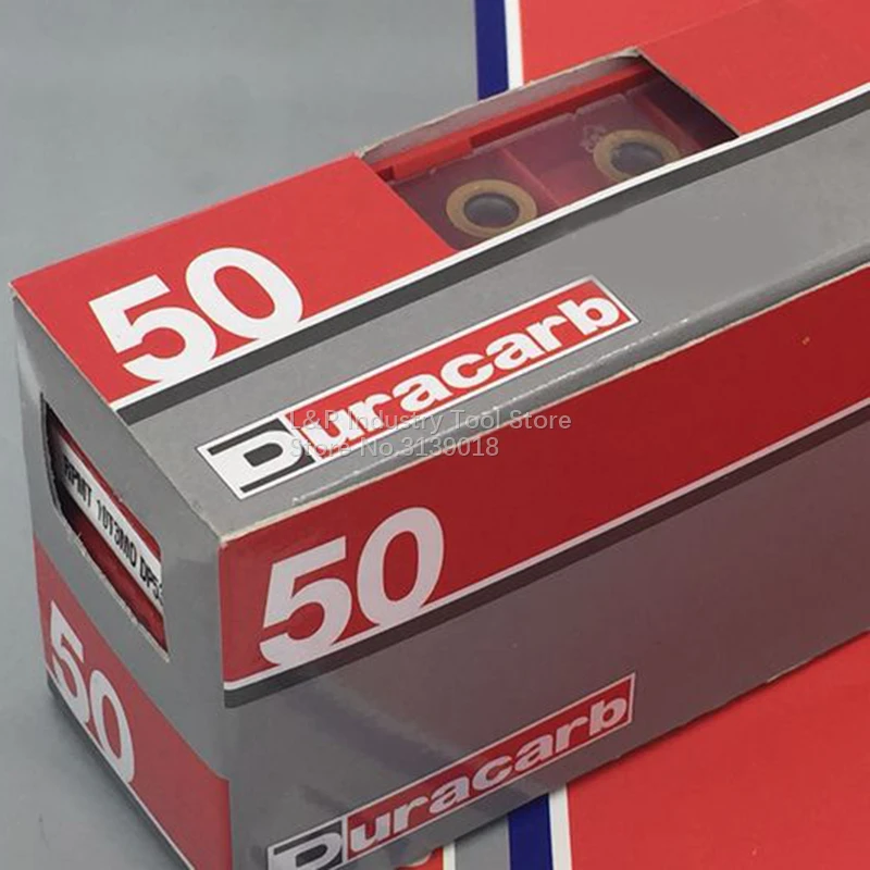 Новинка подлинные твердосплавные вставки Duracard RPMT10T3MO DP5320 DP5420 RPMT 10T3 MO токарный