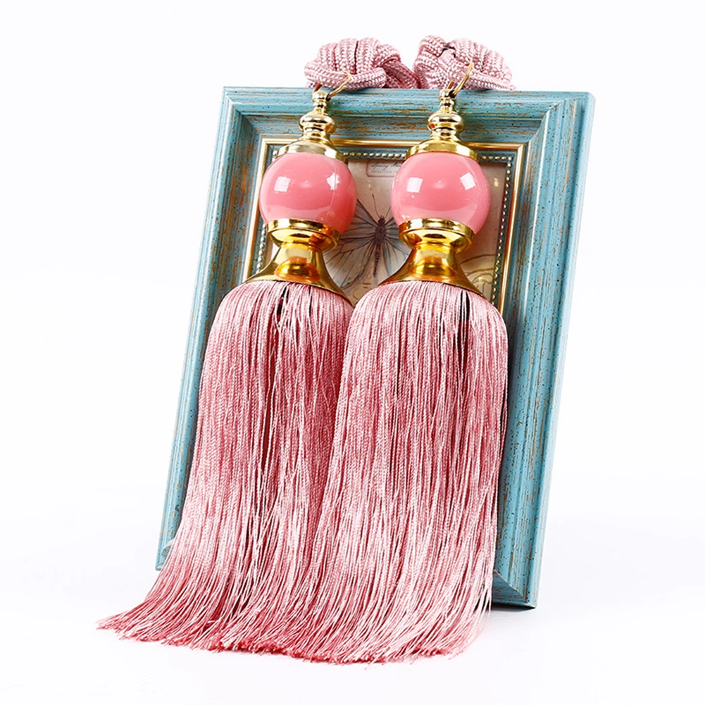 1pcs Gold Mesh Single Ball Curtain Strap Hanging High-end Tassel Rods Accessoires | Дом и сад