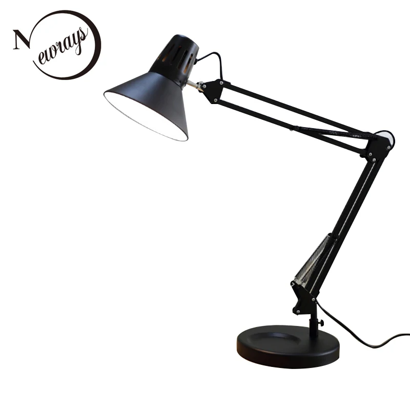 Настольная лампа с регулируемой ручкой 6 цветов в скандинавском стиле E27