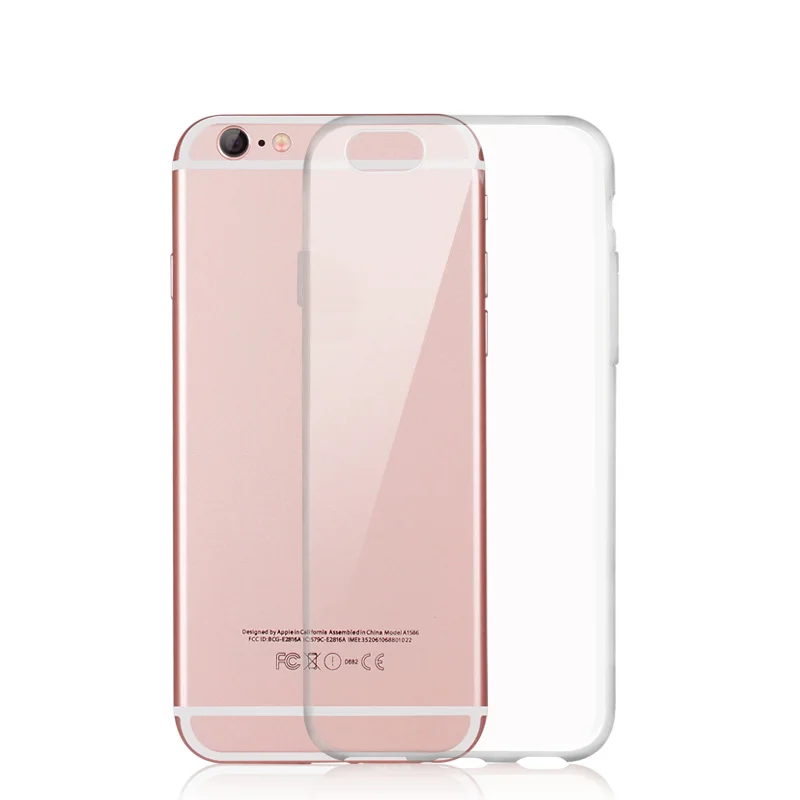 Ультратонкий прозрачный ТПУ для iPhone 7/7 Plus силиконовая гибкая мягкая крышка