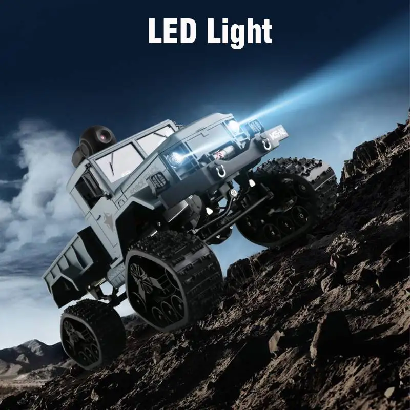 

WiFi HD Camera Remote Control RC Car Real-time Transmission Replaceable Tire 2.4GHz High Speed Tracked Snow Truck