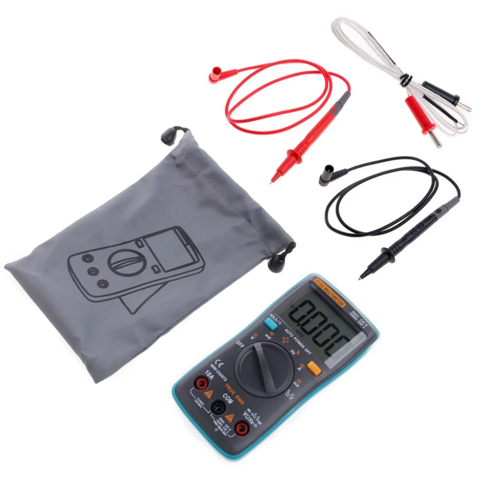 Автоматический цифровой мультиметр тестер 6000 Граф AC/DC Ом Амперметр измеритель