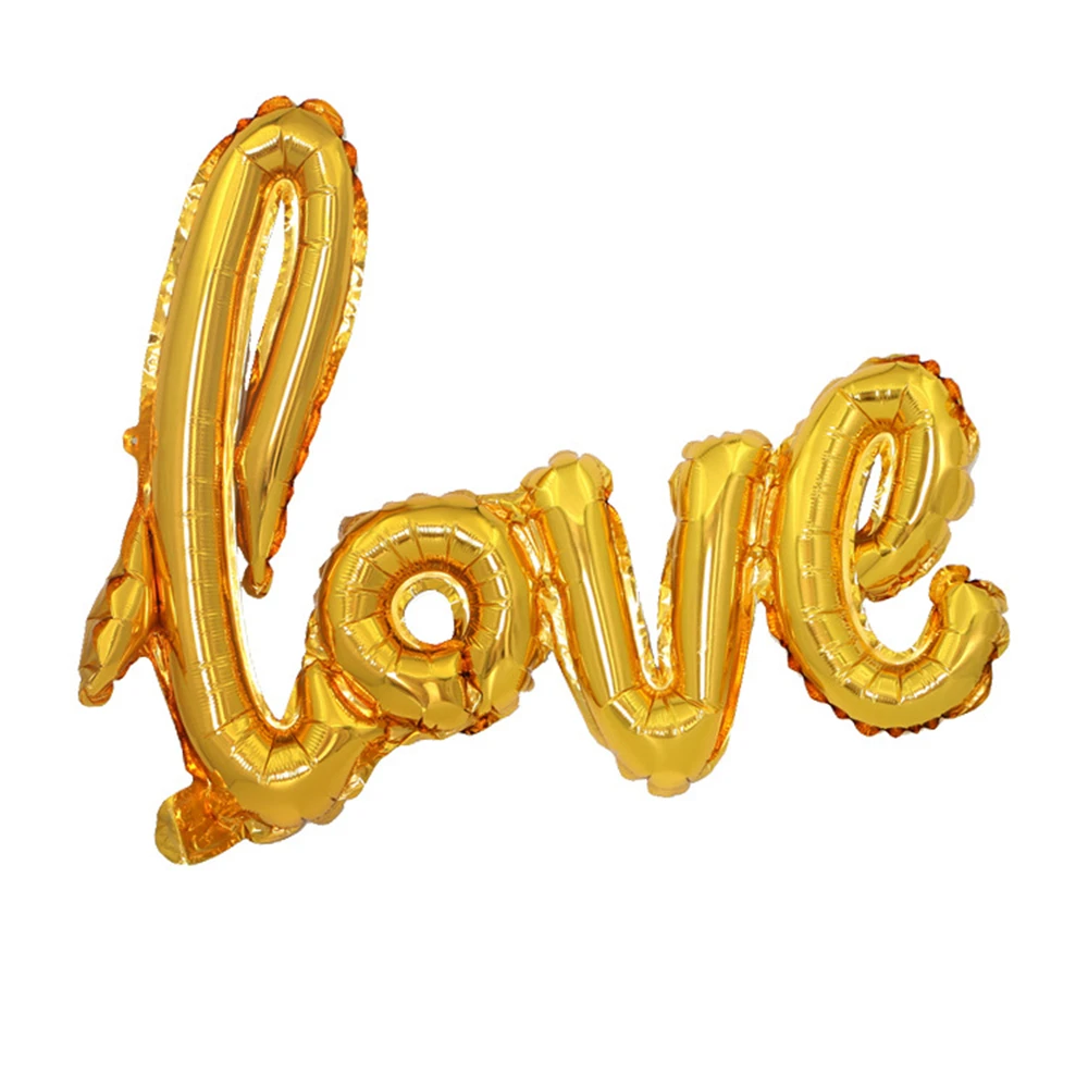 Воздушные шары из фольги с надписью любовь Love Balloon свадебное украшение для
