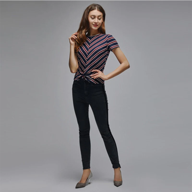 Женская футболка с короткими рукавами Корейская в стиле панк лето 2019 | одежда