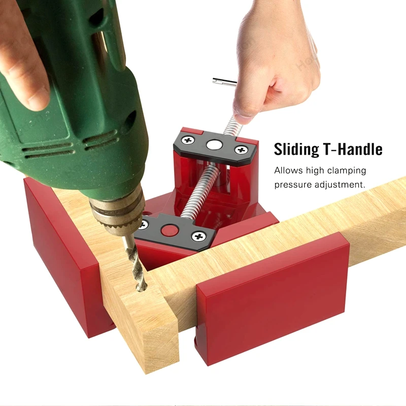 Right Angle Clamp Single Handle 90°Corner Aluminum Alloy Clip Tool Woodworking Photo Frame Vise Hold | Обустройство дома
