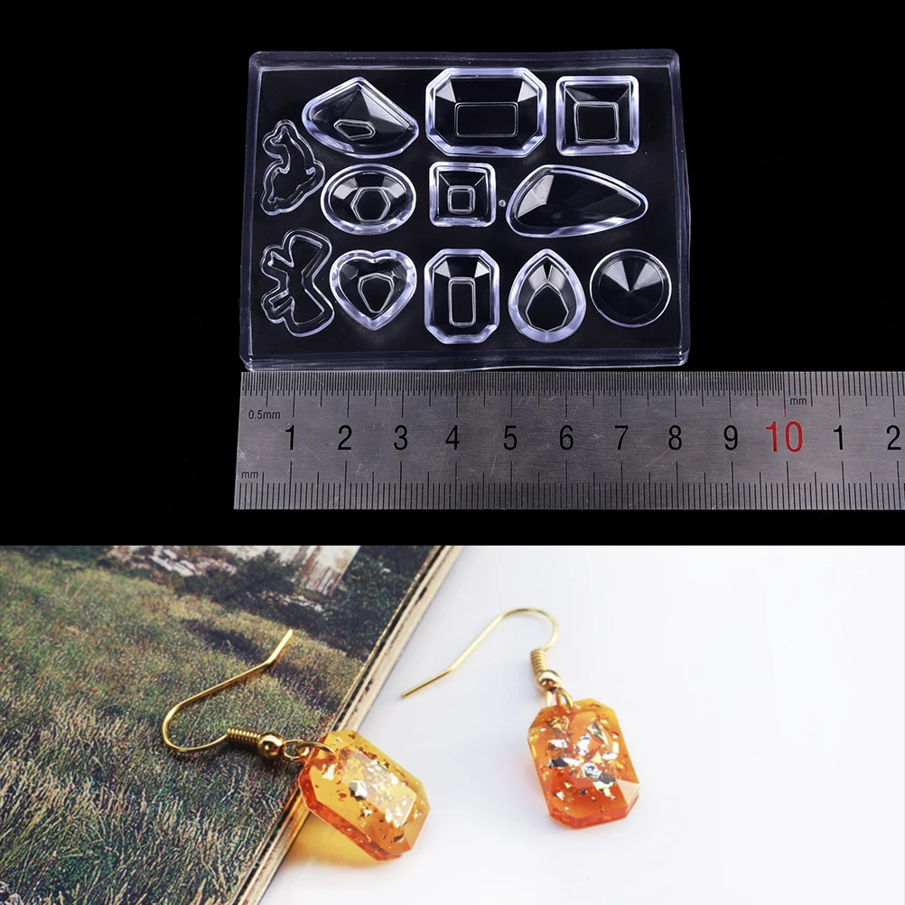 

Silicone Diamond Cone Mold Making Jewelry Pendant Resin Casting Mould Craft 1Pc