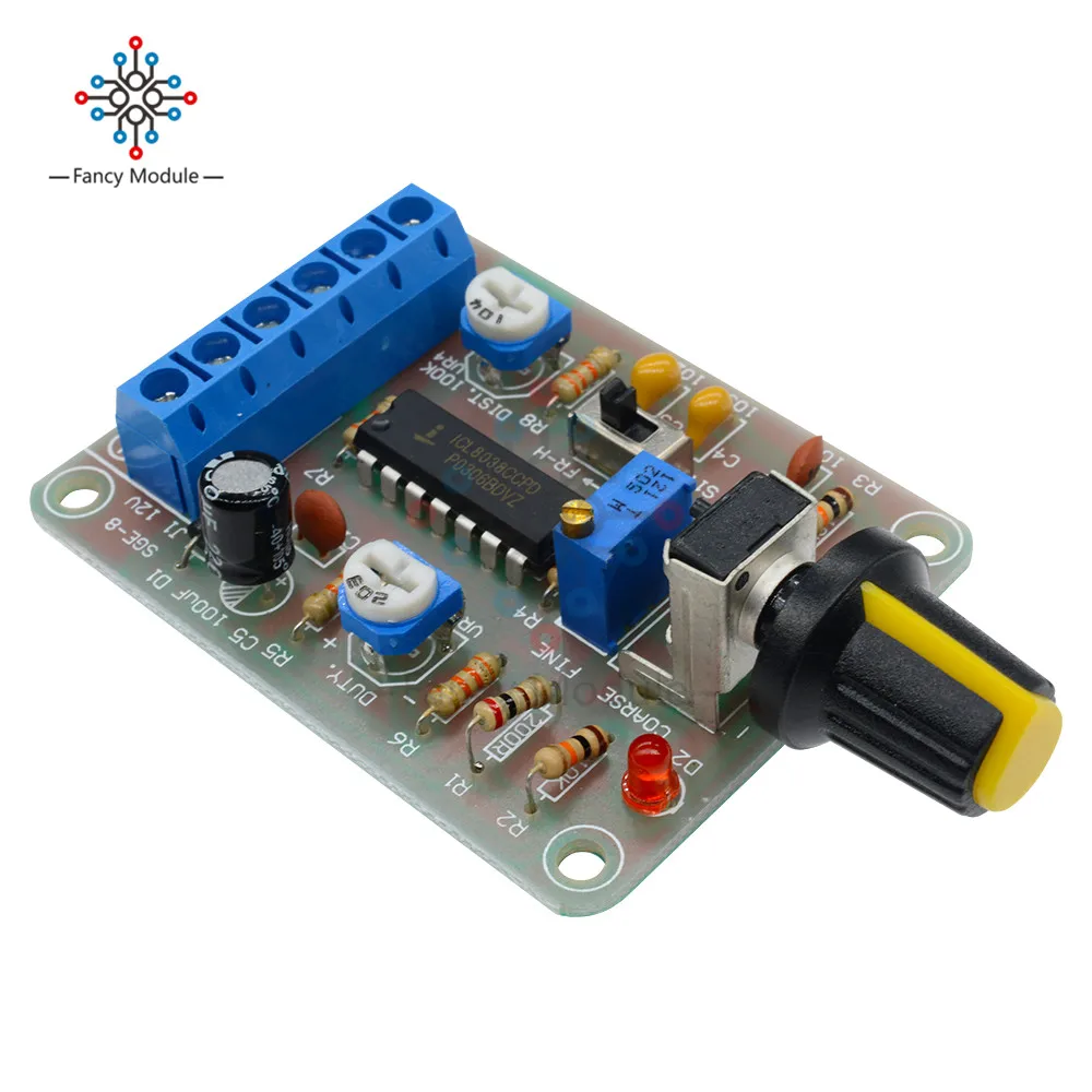 ICL8038 монолитная функция генератор сигналов модуль DIY Kit синус квадратный треугольник