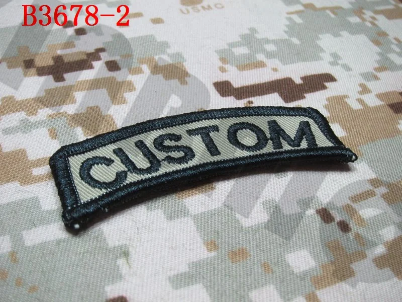 Нашивка С Вышивкой Arc Custom name Tape Text brand Morale tactics Military