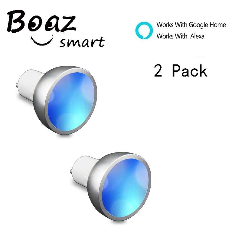 Рождество GU10 подсветка умного Wi Fi точечная лампа Google Assistant Alexa голосовой rgbw