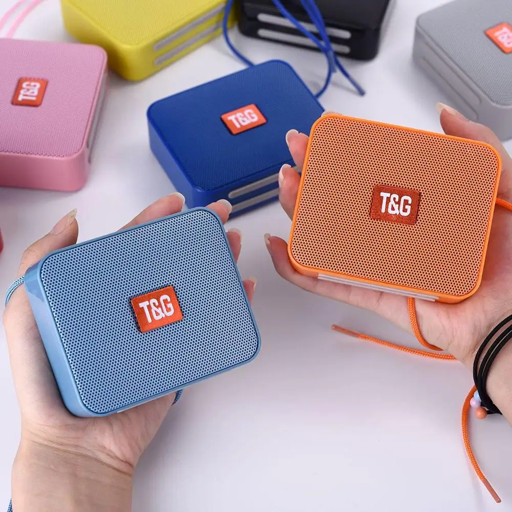 Миниатюрная Bluetooth Колонка Makescc TG166 инновационная квадратная портативная
