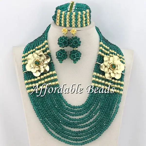 Ярко-синие Бусины для Африканской свадьбы роскошные нигерийские бусины набор