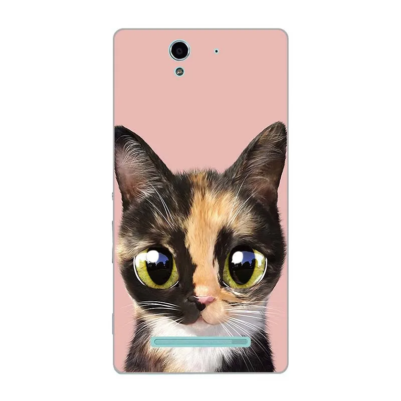 Чехлы для телефонов Sony Xperia C3 C 3 D2533 Dual D2502 S55T 5 дюйма чехол задняя крышка чехлы с