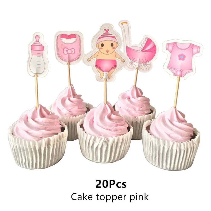 20pcs cake topper P Воздушный шар на день рождения Babyshower, воздушный шар на день рождения для мальчиков/девочек, украшение для вечеринки на день рождения, воздушный шар для детей, декор для детей, воздушные шары - Цвет: 20pcs cake topper P