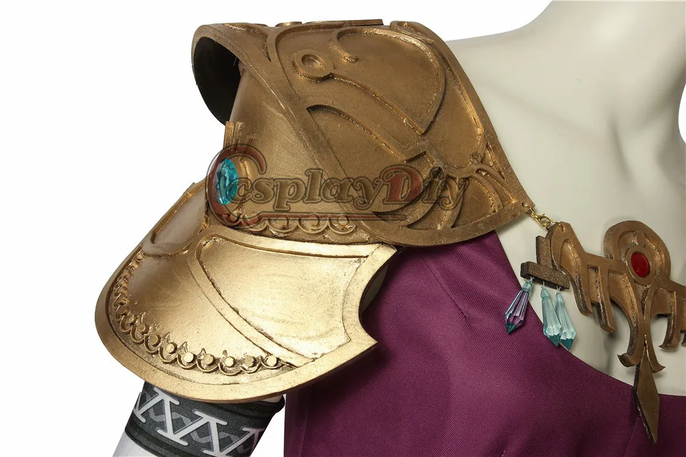 Cosplaydiy Zelda Twilight Princess Gown Dresses Cosplay Costume Halloween Full Set Outfits Custom Made