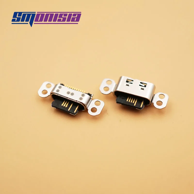 

Smonisia 100pcs Type C Charging Port Plug Socket Micro USB Dc Jack Connector for MX6
