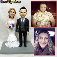 561 porcelain wedding cake toppers wedding cake topper humor deer soccer baby mini doll mr and mrs topper cake polymer clay dogs