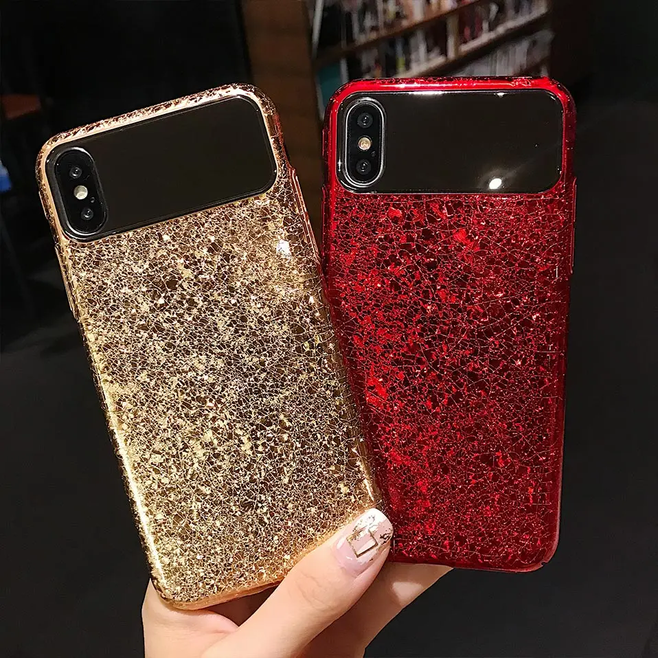 Лед Зеркало все включено жесткий чехол для телефона iphone 6 S 7 8 Plus Drop-доказательство