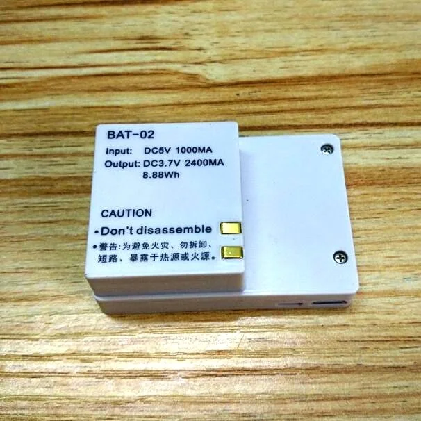 External battery Аксессуары для Xiaomi Yi, водонепроницаемый чехол, Расширенный чехол, чехол для ЖК-экрана, внешний аккумулятор BacPac для Xiaomi yi Action - Цвет: External battery