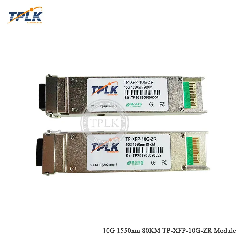 Прямая продажа с фабрики 10G XFP 1550nm 80км модуль приемопередатчика TP ZR оптический